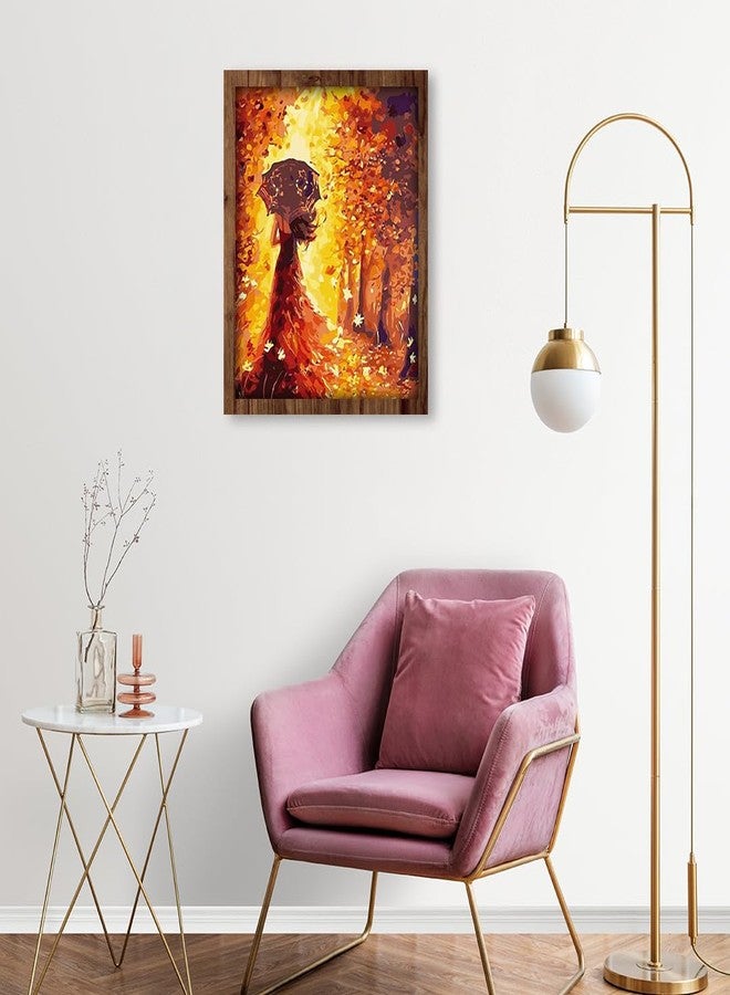 Durgdas Paint by Numbers Kit - DIY Canvas Landscape Art for All Ages, Perfect for Living Room, Bedroom, or Office Décor, No Frame Included (Woman & Universe) - Image 3
